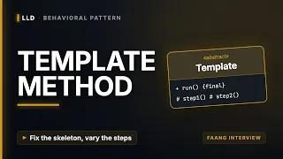 Template Method Design Pattern in Java Explained LLD