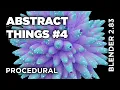 How to make a PROCEDURAL FLOWER in Blender 2 83 ABSTRACT THINGS 4