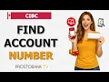 How to Find Your CIBC Account Number Online App Cheque Guide