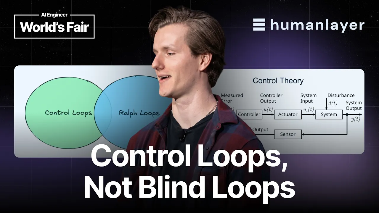 Loop Engineering from First Principles — Kyle Mistele, HumanLayer: video thumbnail
