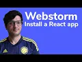 How to create a React Application using Webstorm in less than 10 min