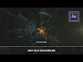 After Effects - High Tech Background Trapcode Particular Plexus Tutorial