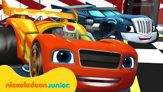 Blaze | Les frissons de Blaze le bolide à l'arrivée ! 🏁 | 3 heures | Nickelodeon Jr. France