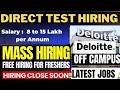 Deloitte hiring 2025 Hyderabad Jobs Off campus drive for 2025 batch 2026 hiring Jobs in Bangalore
