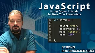 Passing JavaScript Object Literal To JavaScript Constructor Object Cody Smith - Strong Programmer