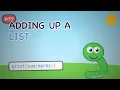 Python for Kids Adding Up A List sum max and min do the work