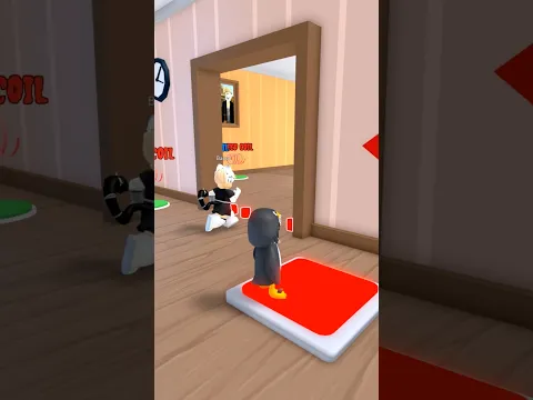 hes so MEAN to GUGUGAGA 😭😂 #roblox #shorts