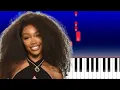 SZA - Blind Piano Tutorial