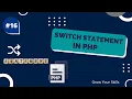 Php Switch Statement Php Course Switch statement in php Grow Your Skills