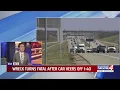 Wreck turns fatal after car veers off I-40