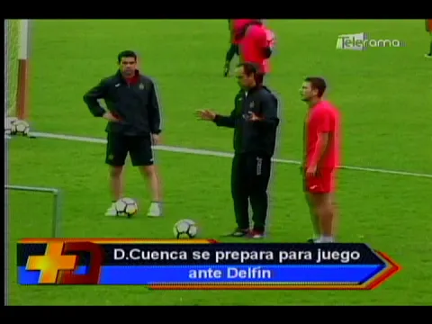 Deportivo Cuenca se prepara para juego ante Delfín