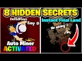 8 HIDDEN SECRETS You MUST KNOW In Roblox Mining Simulator 2 BEFORE Playing