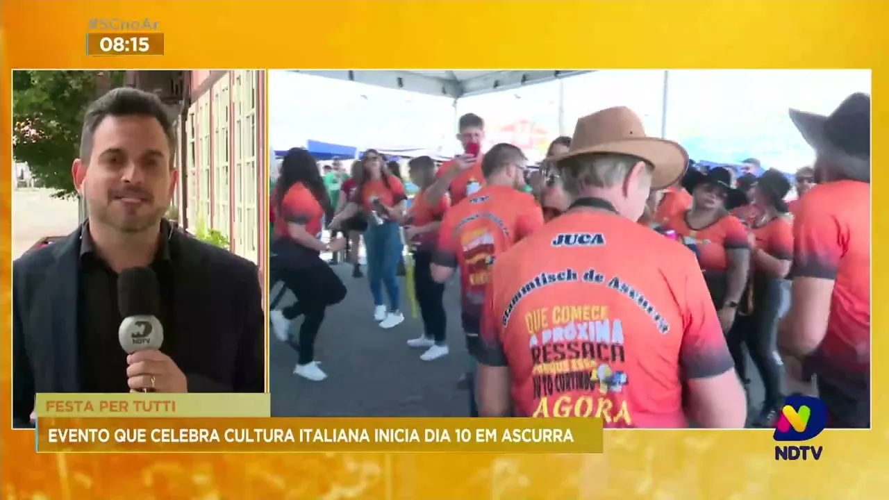 26ª Festa 'Per Tutti' começa nesta quinta-feira cidade de Ascurra, no Vale do Itajaí