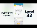 Cryptogram Tripledo Level 32 Solutions Logic Puzzle Game Mini Boss