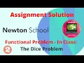 Newton School Assignment Answer Dice Problem Java Functional Problems Coding Edulogy Java