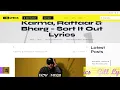 Karma, Raftaar & Bharg – Sort It Out Lyrics