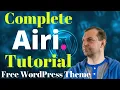 Complete Airi WordPress Theme Tutorial Free WordPress Theme