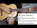 Como Tocar CAMISOLA E FIO Diego e Victor Hugo/Lauana Prado no Violão Simplificada e Sem Pestana