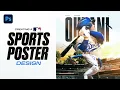 Creating a Shohei Ohtani Sports Poster - Let s Create EP11