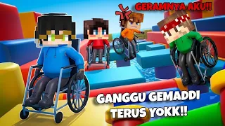 4 FATHER vs RINTANGAN KURSI RODA!! GEMMADI EMOSI KENA PRANK TERUS 😂😂