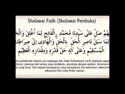 Download MP3 Sholawat Fatih 489X