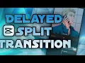 Delayed Split Transition - Capcut Tutorial