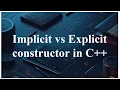 Problem with implicit constructors and how explicit constructors can make code safer C