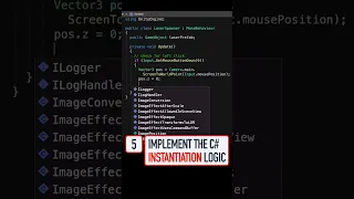 Instantiate objects at cursor in - IN 20 SEC