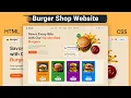 Build a STUNNING Burger Restaurant Website with CSS 2025 Step-by-Step