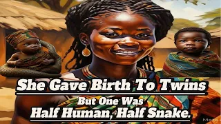 she gave birth to twins but one was half human half snake mysterious african folktale