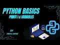 Python Basics Print Variables Programming Fundamentals AbdulMoez Data science student