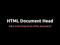 HTML - Document Head