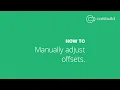 Manual Offset Adjustment