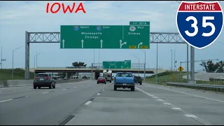 Interstate 35 - Iowa northbound FULL LENGTH