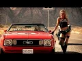 Spike Heeled Leather Knee Boots on Lady Cop in BANNED GoDaddy Super Bowl Commercial - Danica Patrick