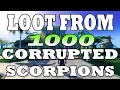Runescape 2017 Loot From 1000 Corrupted Scorpions Menaphos Slayer Dungeon