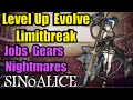 SINoALICE Global job guide nightmare jobs weapon level up evolve and limit break