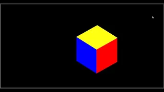 PYTHON 3D SPINNING CUBE explained