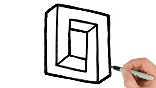 How to Draw Impossible Rectangle | Easy Tutorial