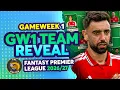 FPL GW1 TEAM REVEAL WITH CharlieVantFPL NO LIVERPOOL Fantasy Premier League