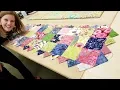 No Pattern Necessary Donna s Prairie Points Runner Full Tutorial