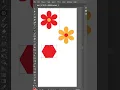 Flower Making using Polygon Adobe Illustrator