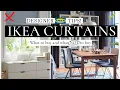 BEST AND WORST IKEA CURTAINS TOP DESIGNER APPROVED CURTAINS WHAT TO AVOID SHOP WITH ME