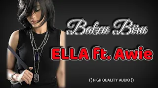 BALDU BIRU - ELLA FT. AWIE (HIGH QUALITY AUDIO) WITH LYRIC | KOLEKSI SLOW ROCK WANITA MALAYSIA