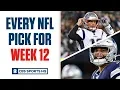 Brady Quinn and Pete Prisco make EVERY WEEK 12 NFL Pick CBS Sports