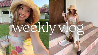 A Week of Summer | thrifting, cringe & free, girls getaway, good food and bodyrolls~