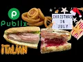 Publix Deli Turkey Cranberry Holiday Sub Italian Sub Onion Rings Review
