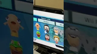 Funny Mii characters on a used Wii