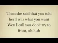 B2K Uh huh Lyrics