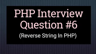 Reverse Strings Like a Pro in PHP